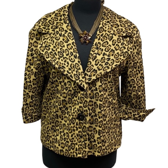 Willi Smith Animal Print Jacket - Picture 1 of 3